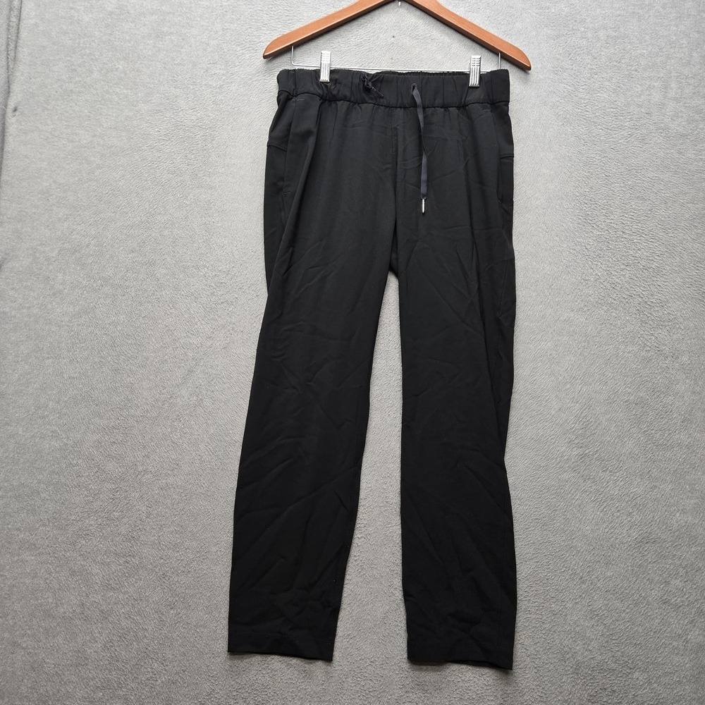 Lululemon Women Activewear Pants 6 Black On‎ The Fly Jogger 26" Inseam